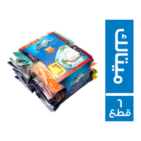 ميجو عرض اسفنج مواعين ميتالك - 6 قطع