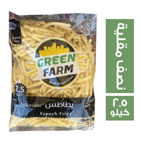جرين فارم بطاطس نصف مقلية - 2.5 كجم