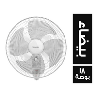 تورنيدو مروحة حائط بريموت بيضاء - 18 بوصة
