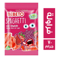 بيبيتو اسباجيتى ساور فراولة - 70 جم