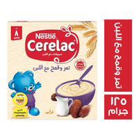 نستله سيريلاك تمر وقمح مع اللبن - 125 جم