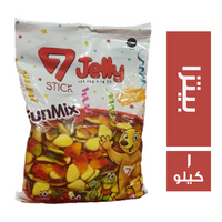 سفن جيلي ستيك بطعم الفواكه شكل بيتزا - 1 كجم