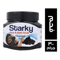 ستاركي كريم صنفرة طبيعي للوجه والجسم بالفحم - 300 جم