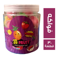 مونستر 3 دي كاندي شكل عيون بطعم الفواكه - 30 قطعة