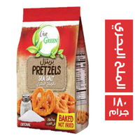 لايف جرين بريتزل بالملح البحري - 180 جم