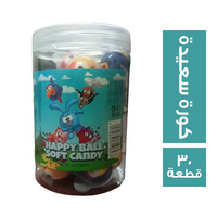 سوفت كاندي شكل الكورة السعيدة - 30 قطعة
