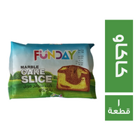 فن داي كيك شرائح مربل بطعم الكاكاو - 1 قطعة