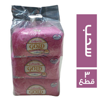 جولد كوتونيل مناديل سحب 600 منديل - 3 قطع