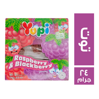يوبي جيلي بطعم التوت - 24 جم