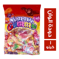 يامي جامي جيلي شكل دودة الوان - 1 كجم