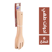 ميجو طقم ادوات طهي خشب - 5 قطع