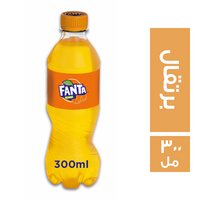 فانتا مشروب غازي بطعم البرتقال اكشن - 300 مل