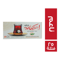 استكانة شاي اسود ناعم - 25 فتلة