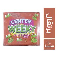 سنتر ويكي لبان بطعم البرتقال - 100 قطعة