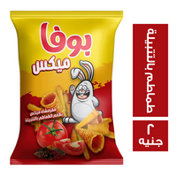 بوفا مكس مقرمشات بطعم الطماطم بالتتبيلة - 2 ج