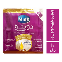 مينك دويتو حمام كريم وشامبو بالثوم والروزماري وزيت الخروع - 10 مل