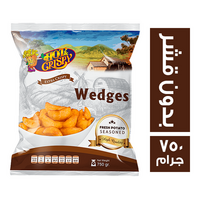 هوت اند كرسبي بطاطس ودجز بدون قشر - 750 جم