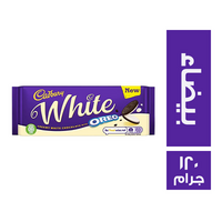 كادبوري شيكولاتة بيضاء اوريو - 120 جم