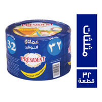 بريزيدن جبنة مثلثات - 32 قطعة