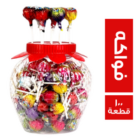 تيكا مصاصة بطعم الفواكه 15 جم - 100 قطعة