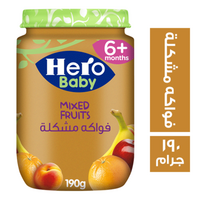 هيرو بيبي برطمان فواكه مشكلة - 190 جم