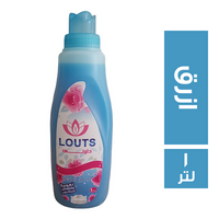 اللوتس منعم ومعطر ملابس داوني ازرق - 1 لتر