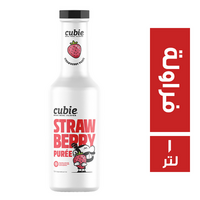كيوبي بيوريه فراولة - 1 لتر