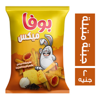 بوفا مكس مقرمشات بطعم الجبنة المتبلة - 2 ج