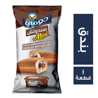 دومتي ساندوتش ميني شيكولاتة بطعم البندق - 1 قطعة