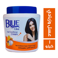 بلو لاين حمام كريم للشعر بالعسل والزبادي - 1 كجم