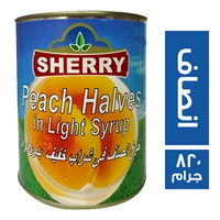 شيري كمبوت خوخ انصاف - 820 جم