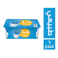 المراعي زبادي طبيعي 105 جم - 6 قطع