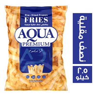 اكوا بريميوم بطاطس نصف مقلية مجمدة - 2.5 كجم