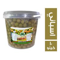 اللوتس زيتون اخضر اسباني طبيعي - 10 كجم