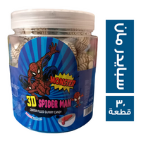 مونستر 3 دي كاندي شكل سبايدر مان - 30 قطعة