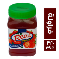 ريل فروت باور مربى فراولة - 320 جم
