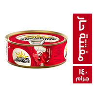 صن شاين تونة اكسبريس مفتتة حار - 140 جم