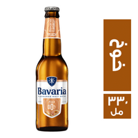 بافاريا مشروب شعير بطعم الخوخ زجاج - 330 مل