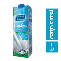 المراعي حليب نصف دسم كرتون - 1 لتر