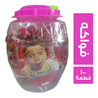 همتو مصاصة بطعم الفواكه - 100 قطعة