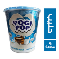 يوجي بوب مصاصة بطعم الحليب - 90 قطعة