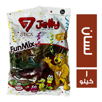 سفن جيلي ستيك بطعم فواكه شكل لسان - 1 كجم