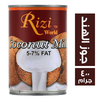 ريزي حليب جوز الهند لايت 5-7% - 400 جم
