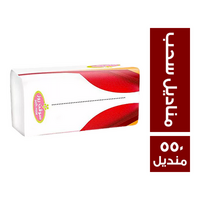 سوفت روز مناديل سحب - 550 منديل