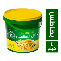تاج الرشيد توابل البطاطس - 4 كجم