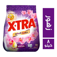 اكسترا مسحوق غسيل اوتوماتيك بعطر الزهور - 8 كجم