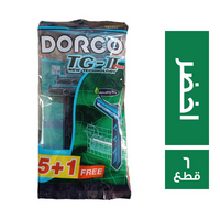 دوركو بلس ماكينة حلاقة اخضر عرض - 6 قطع