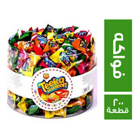 تيكا بونبون بطعم الفواكه - 200 قطعة