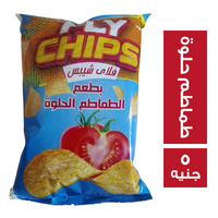 فلاي شيبس بطاطس بطعم الطماطم حلوة - 5 ج