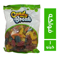 كاندي بريك جيلي بطعم الفواكه شكل زجاجة سكر - 1 كجم